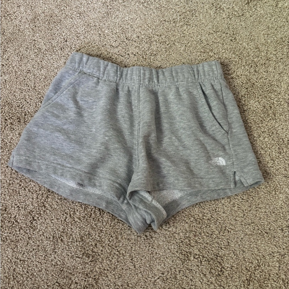 north face half dome fleece shorts